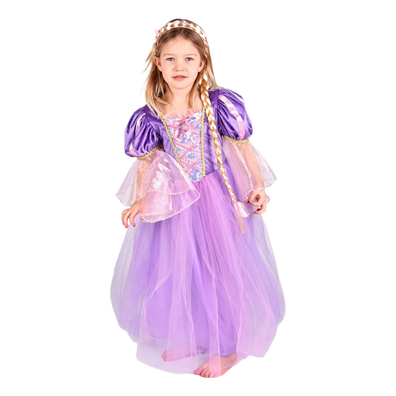 Rapunzel kostume til børn - Disney prinsesse kostume til børn