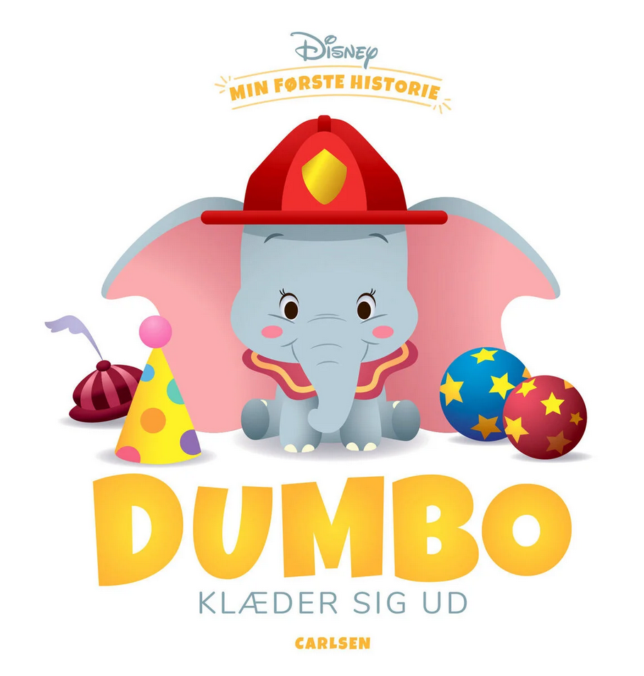 Carlsen Min Første Historie Dumbo Klæder Sig Ud Bog  - Dumbo gaveideer til børn