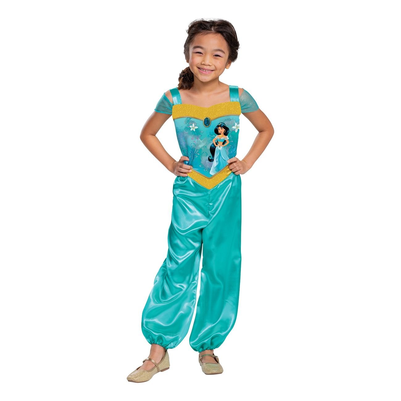 Disney Jasmin Børnekostume  - Disney prinsesse kostume til børn