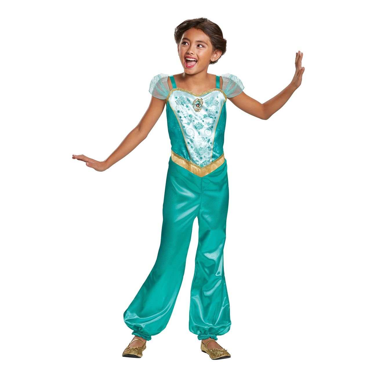 Disney Jasmin kostume til børn - Disney prinsesse kostume til børn