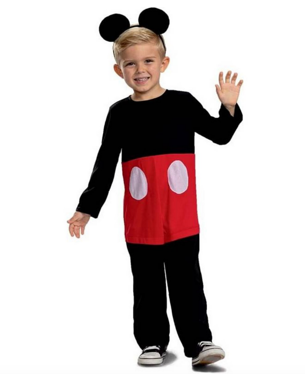Mickey Mouse Børnekostume  - Mickey mouse kostume til børn