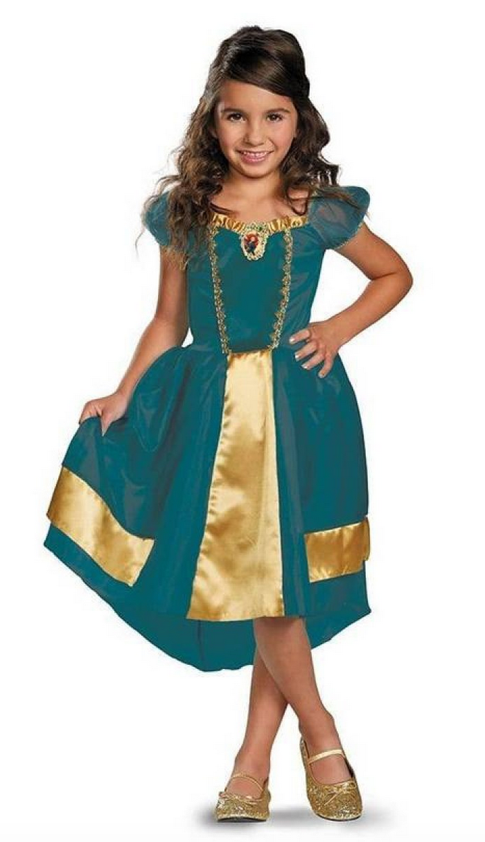 Prinsesse Merida Børnekostume  - Merida kostume til børn