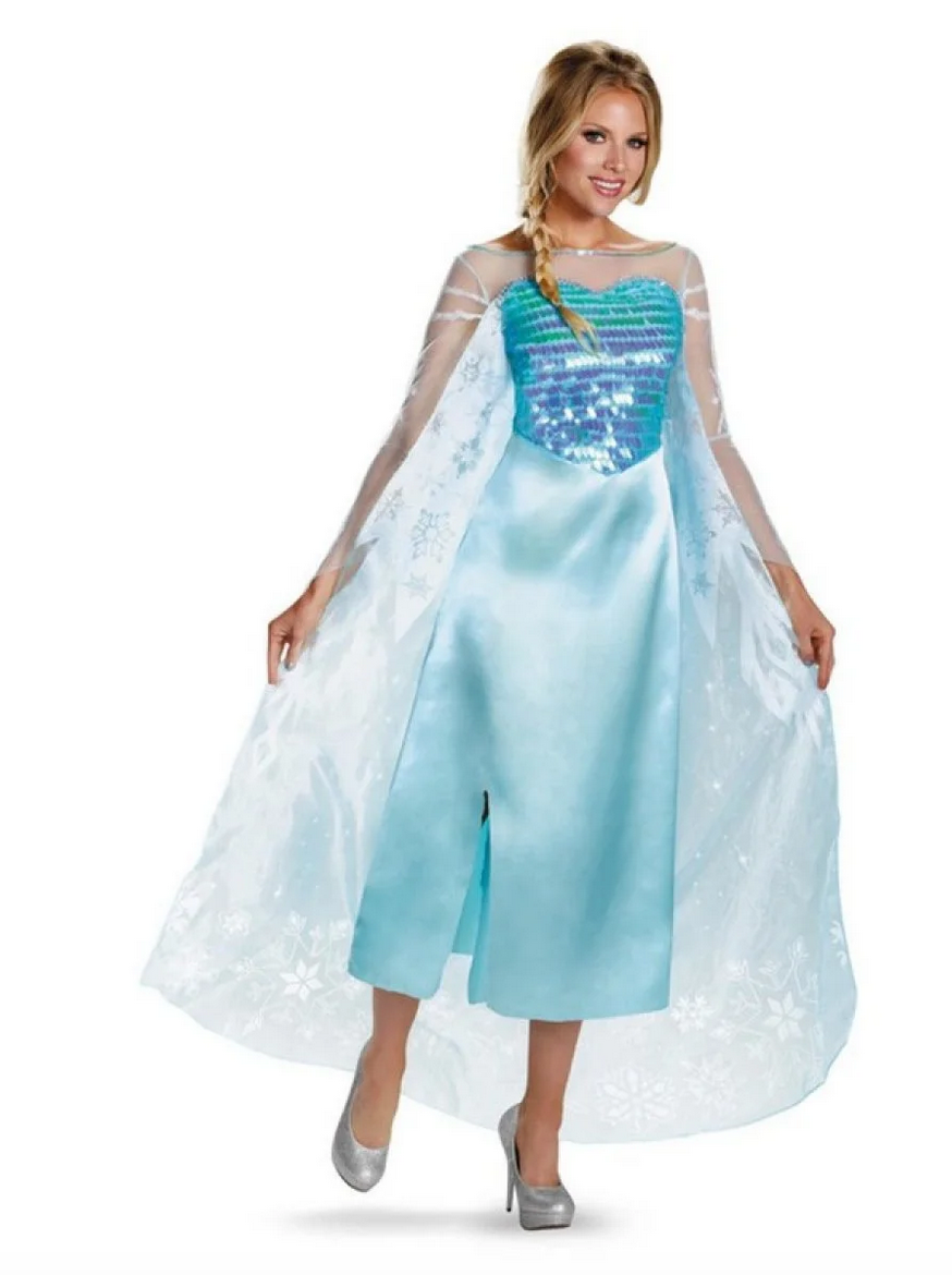 Elsa voksenkostume - Elsa kostume til voksne