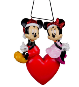 Forelsket Mickey Og Minnie Julepynt 271x300 - Disney julekugler og julepynt