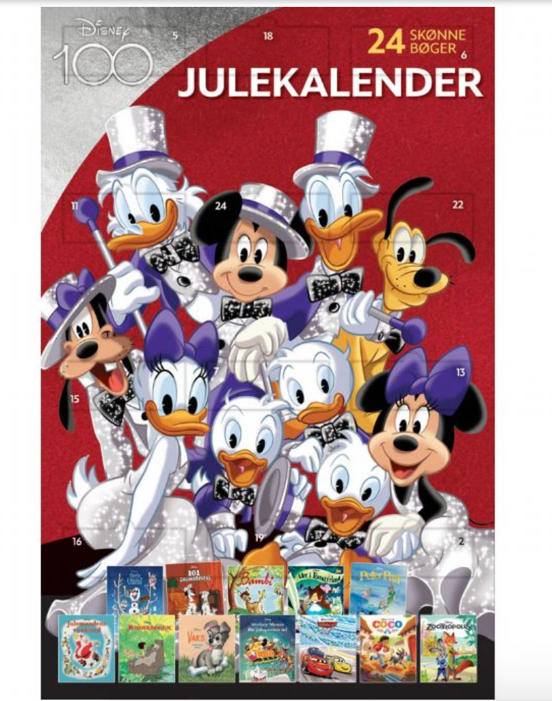 Disney Julekalender 2023 24 Historiebøger - Disney julekalender 2023